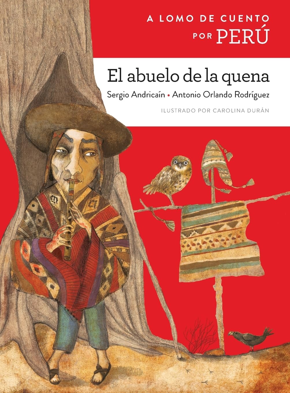 A lomo de cuento por Perú: el abuelo de la quena