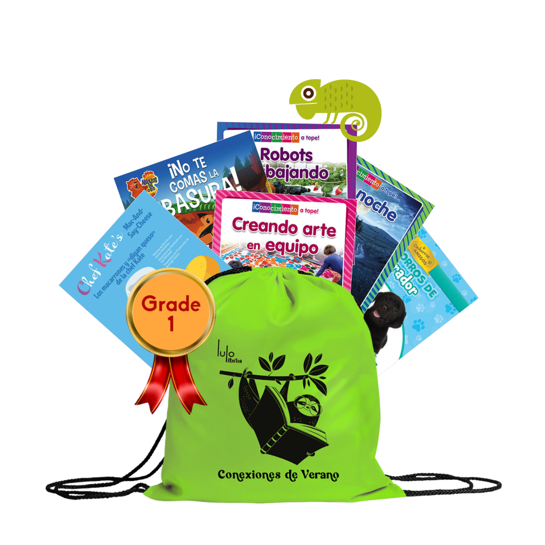 Spanish Grade 1 Summer Connections Gold Backpack