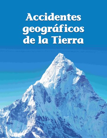 Accidentes geográficos de la Tierra
