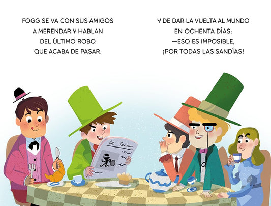 Aprende a leer con Verne: La vuelta al mundo en 80 días