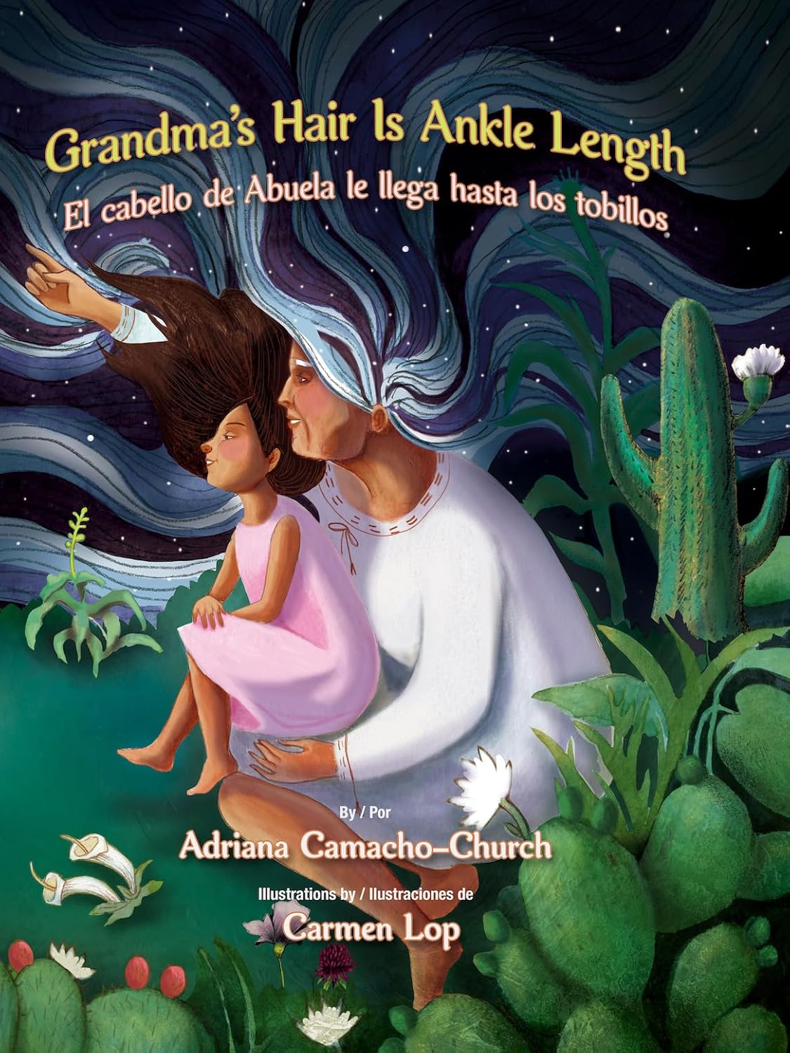 El cabello de Abuela le llega hasta los tobillos