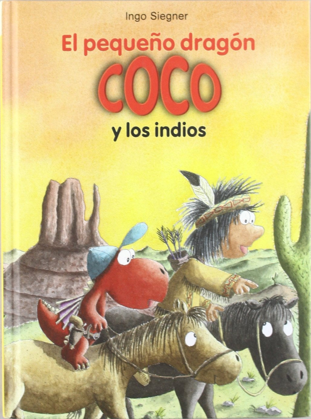 El pequeno dragon Coco y los indios