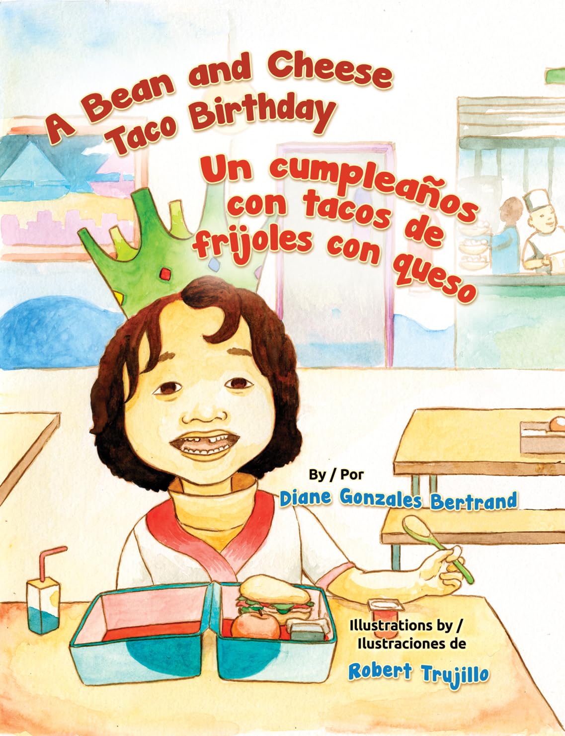 Un cumpleaños con tacos de frijoles con queso