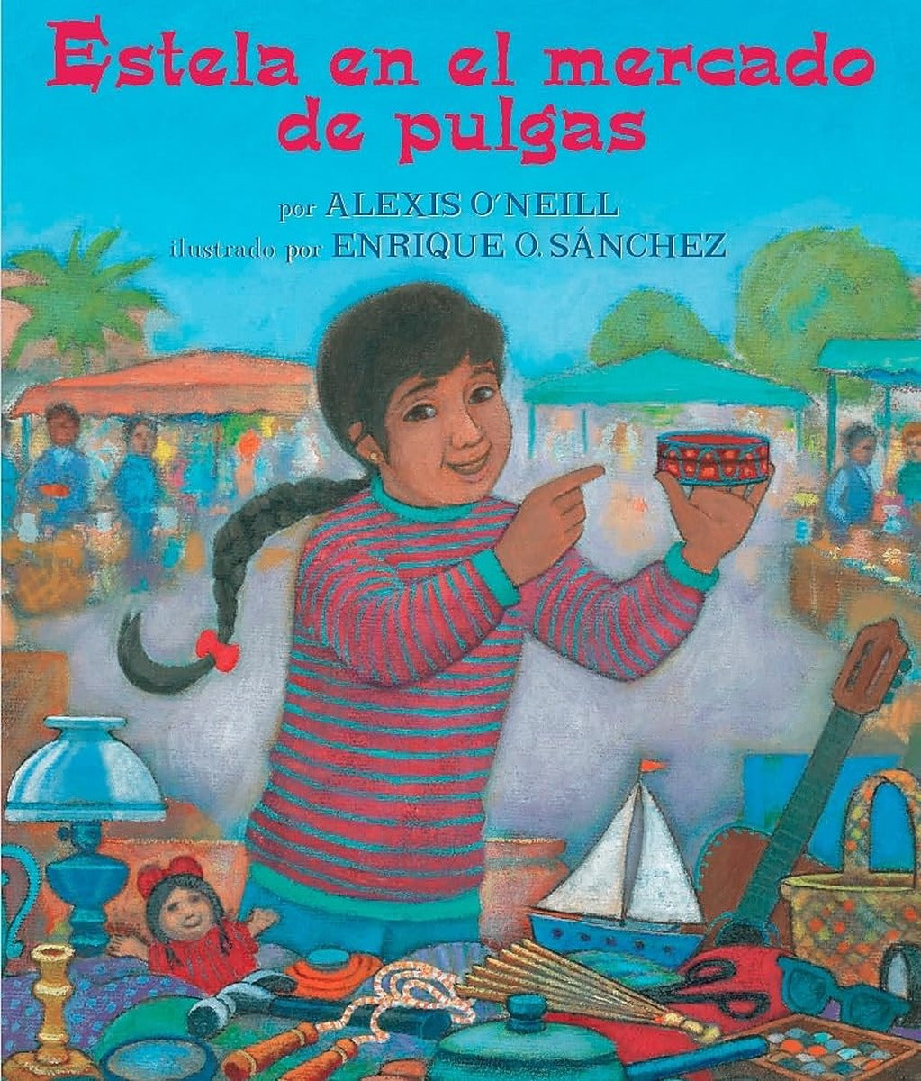 Estela en el mercado de pulgas