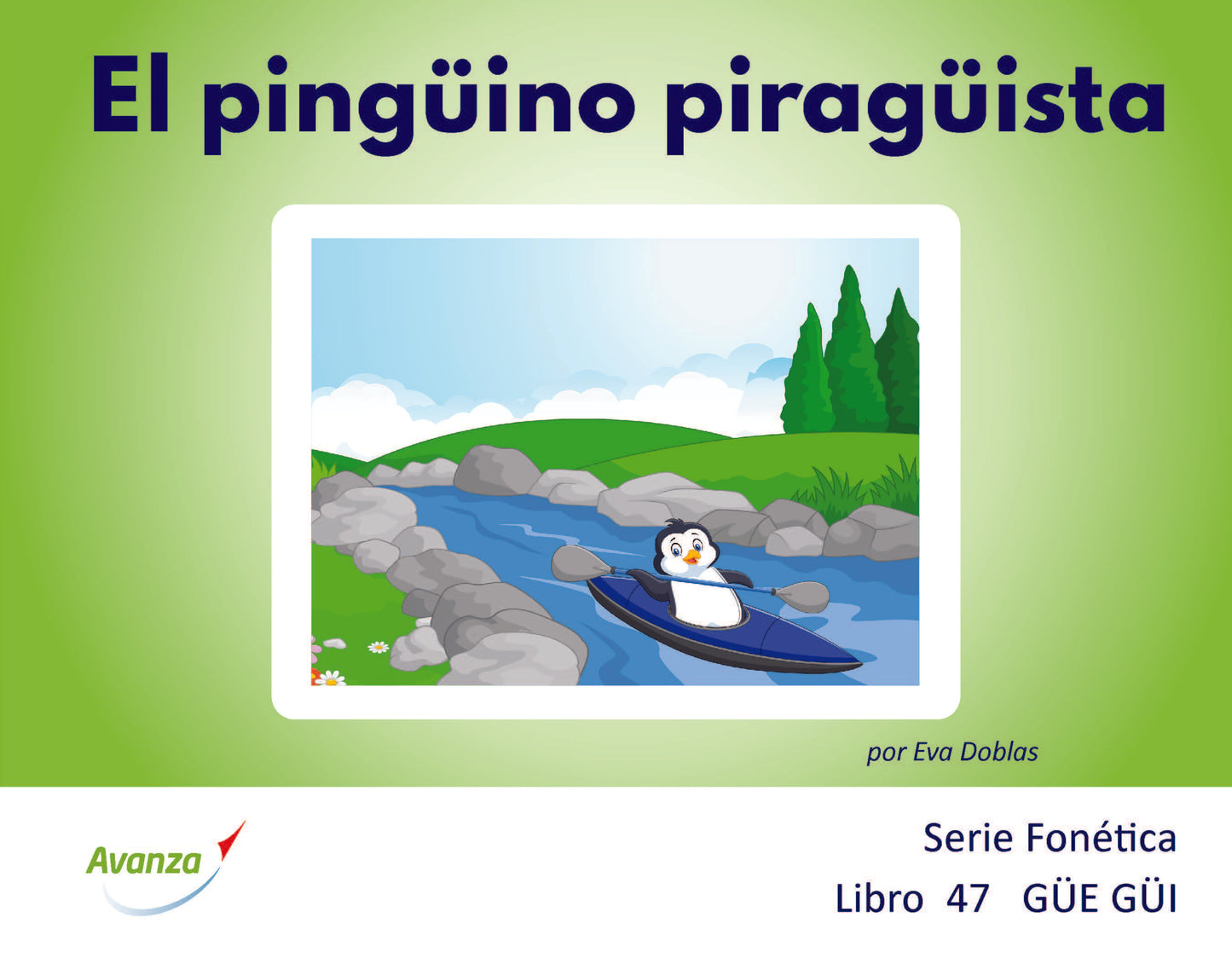 El pingüino piragüista