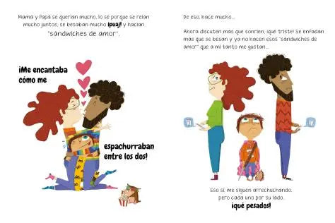 Inside book 1 sandwich amor available at Lulo Libros