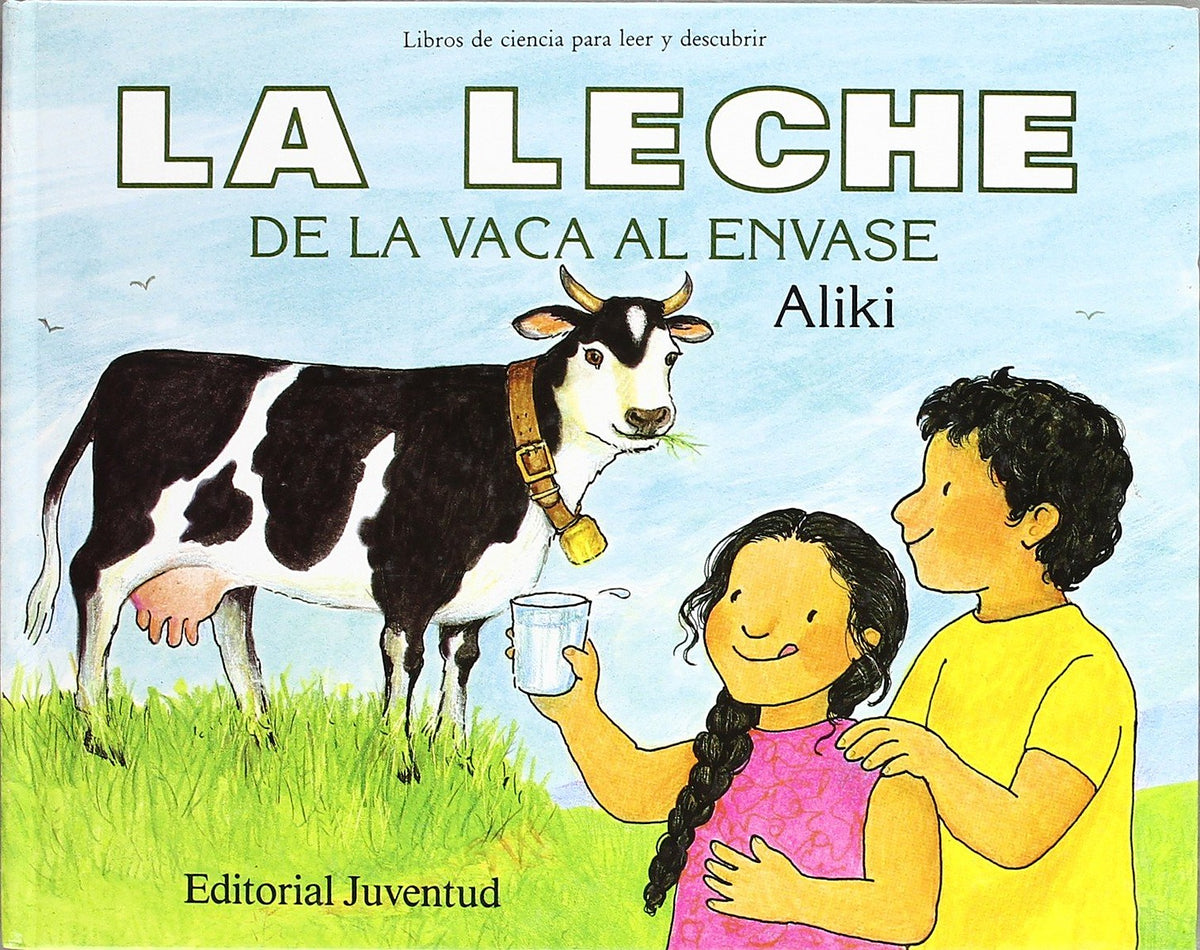 La leche de la vaca al envase