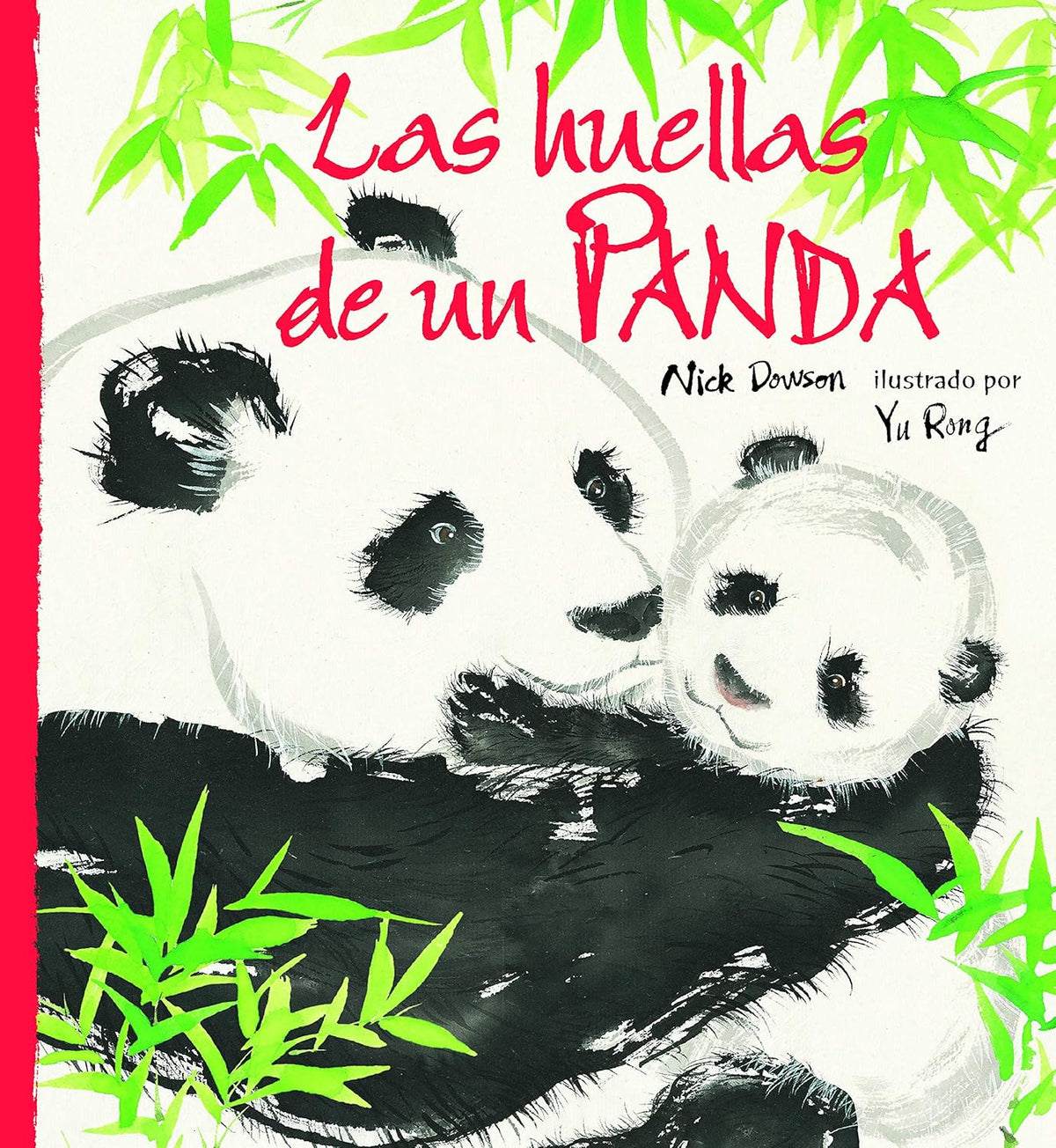 Las huellas de un panda