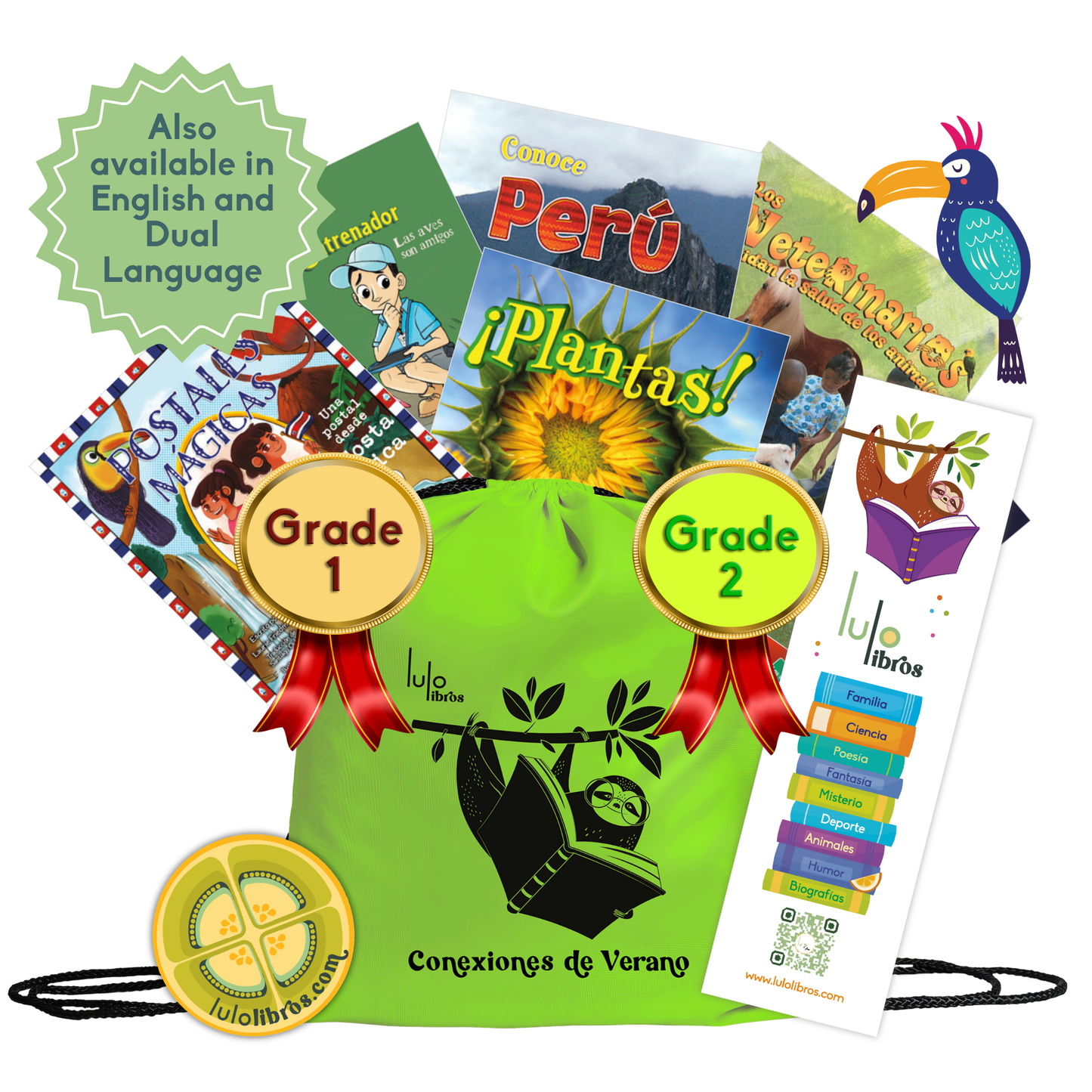 Grade 1-2 Spanish Summer Backpack