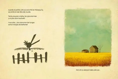 inside book 1 pollosaurio available at Lulo Libros