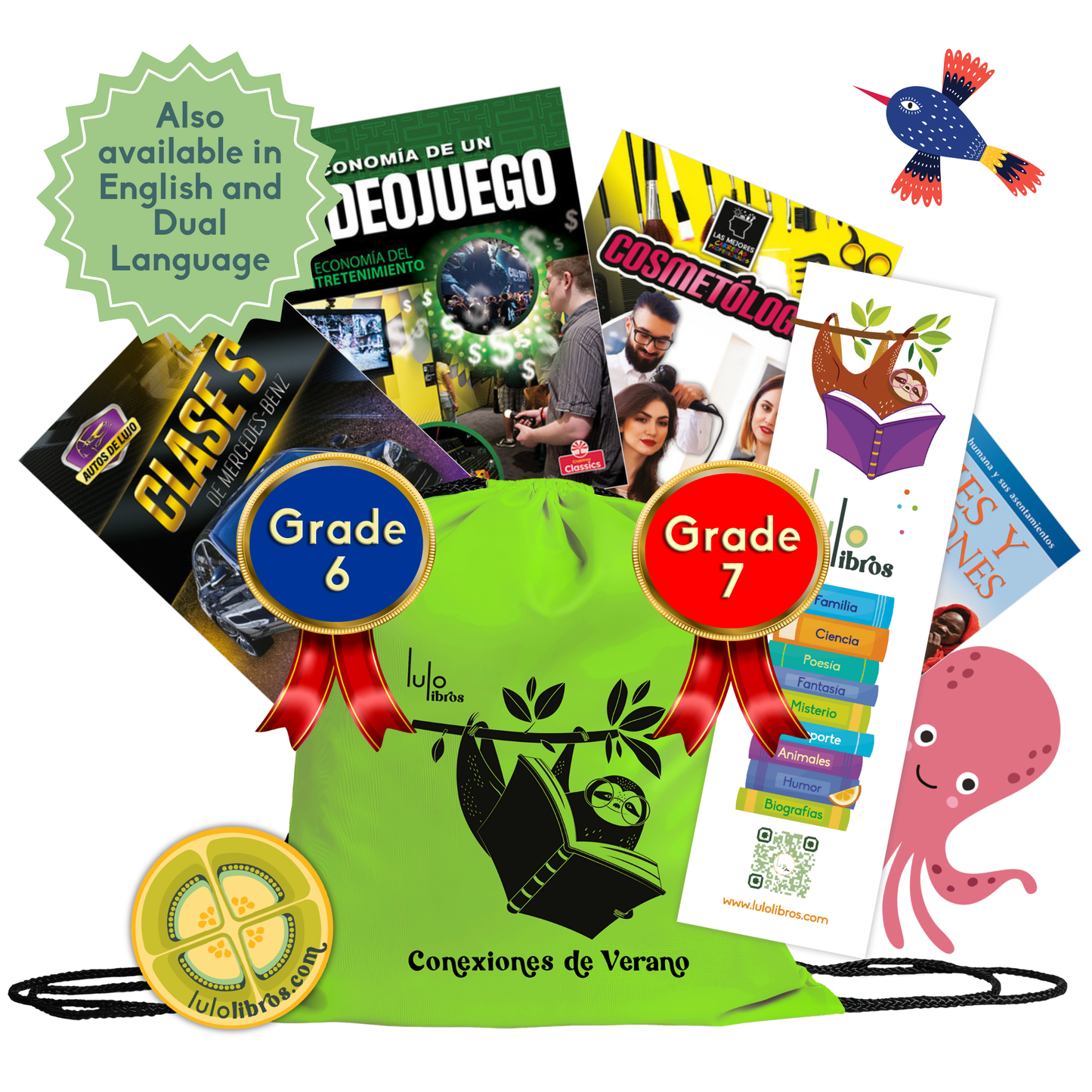 Grade 6-7 Spanish Summer Backpack