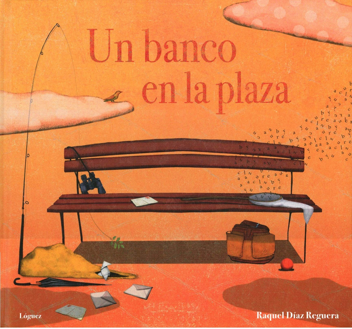 Un banco en la plaza