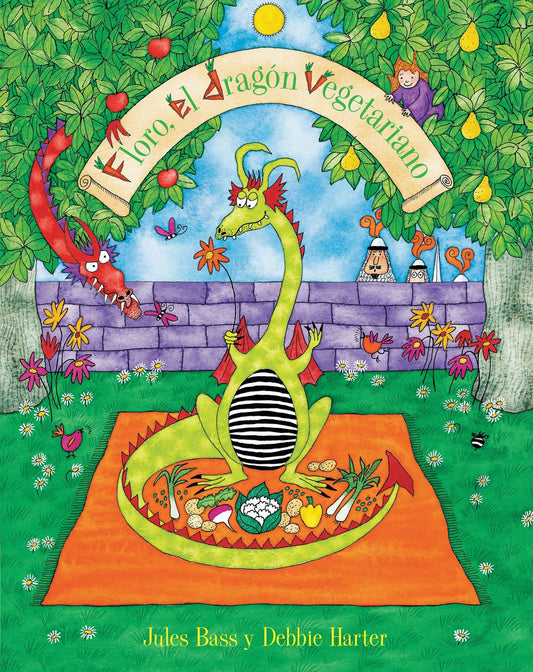 Floro, el dragon vegetariano