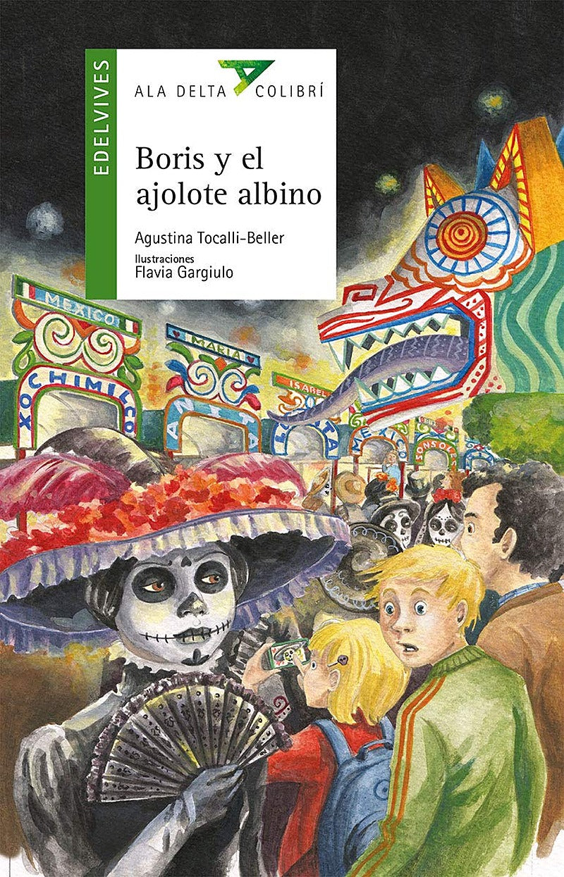 Boris y el ajolote albino