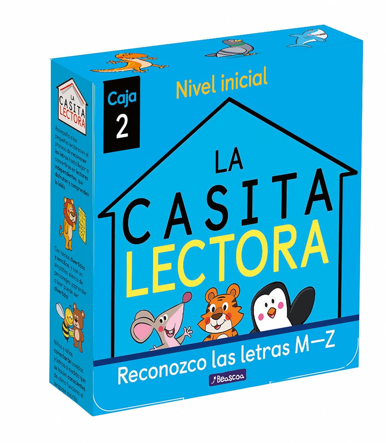 La casita lectora Caja 2: Reconozco las letras M-Z (Nivel inicial)
