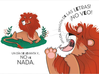 El león desmelenado no se come ni un bocado