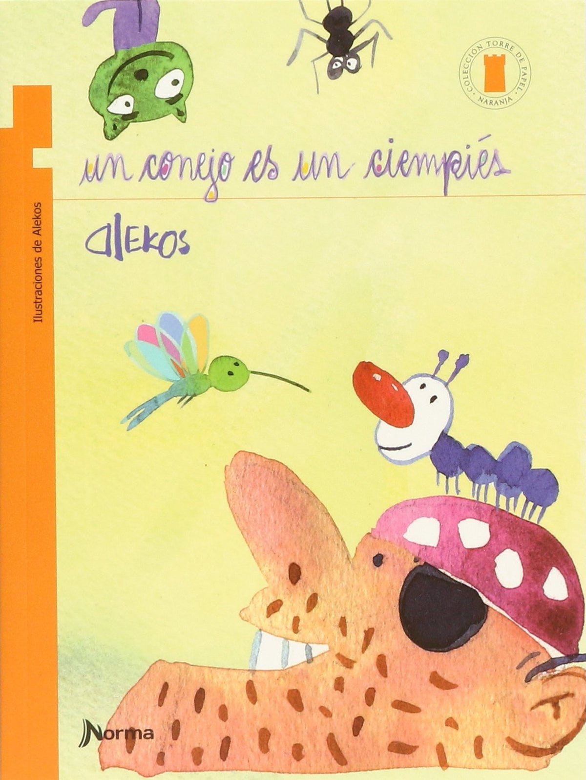 Un conejo un cienpies