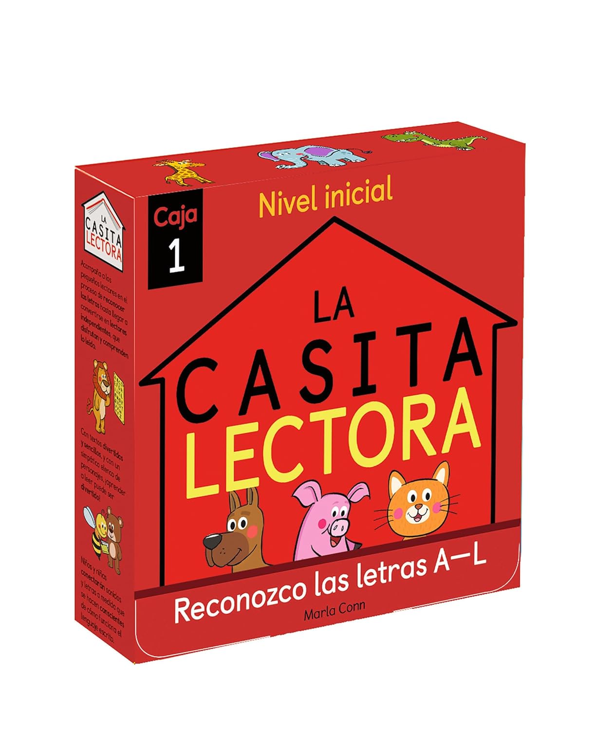 La casita lectora Caja 1: Reconozco las letras A-L (Nivel inicial)