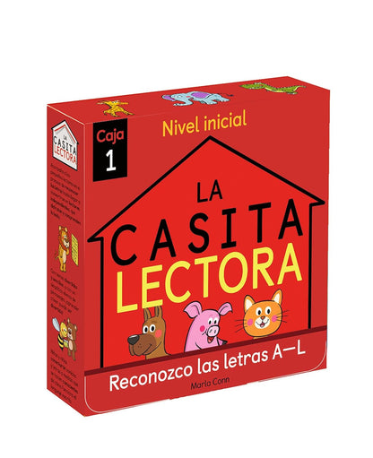 La casita lectora Caja 1: Reconozco las letras A-L (Nivel inicial)