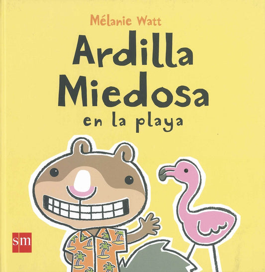 Ardilla Miedosa en la playa