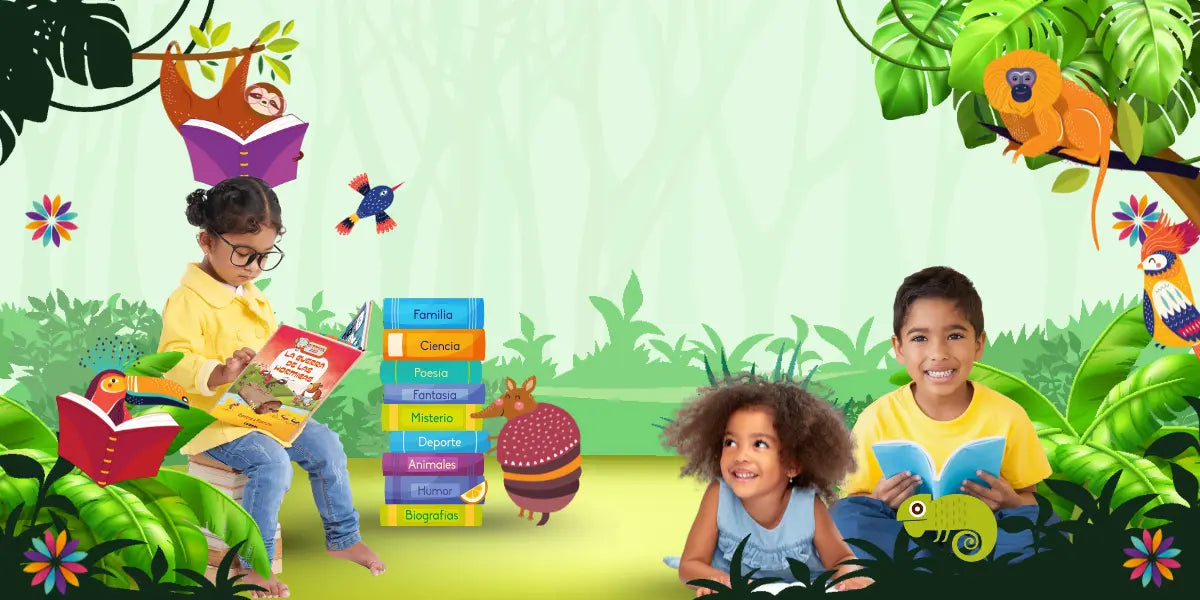 Authentic Spanish books homepage slide Lulo Libros website