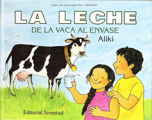 La leche de la vaca al envase