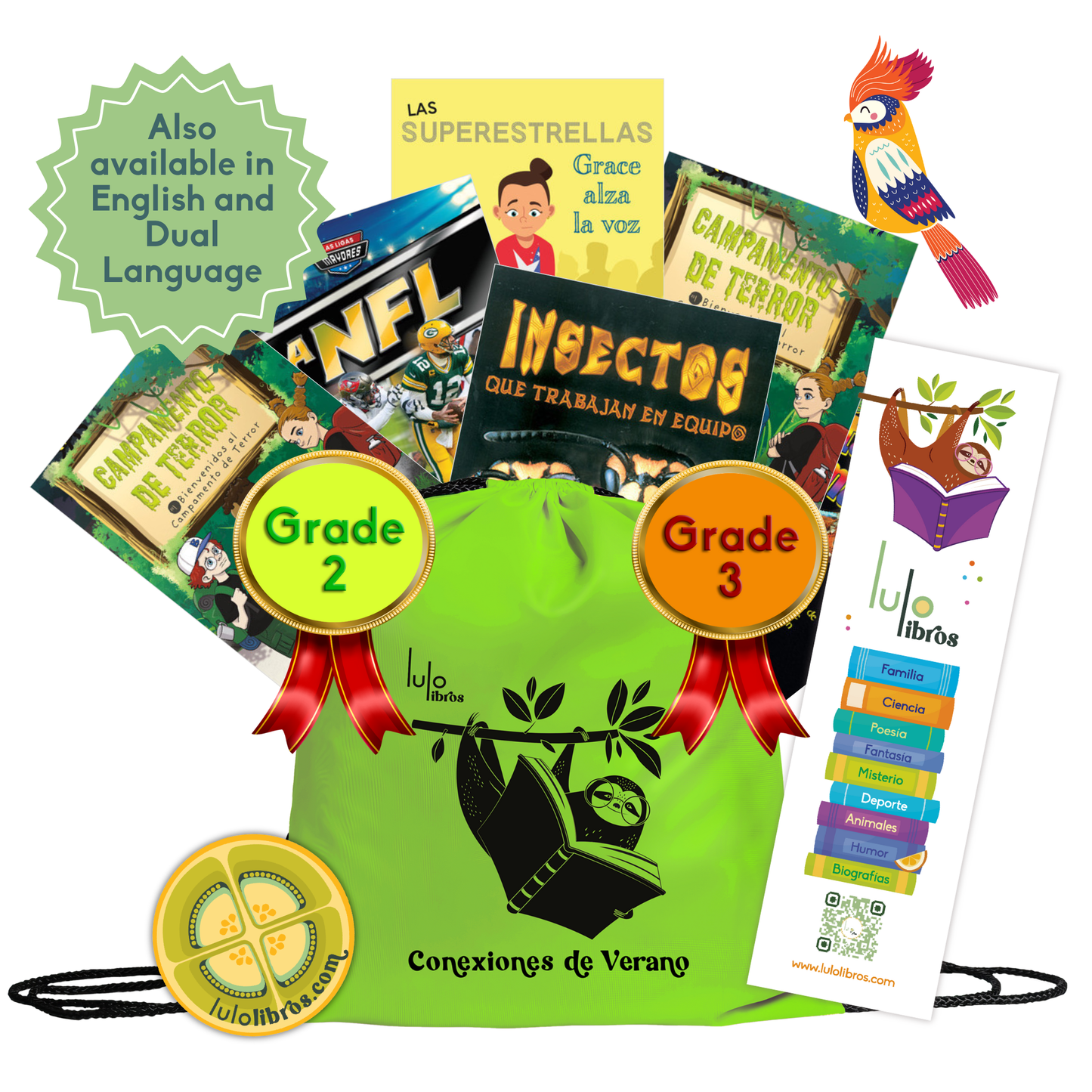 Grade 2-3 Spanish Summer Backpack