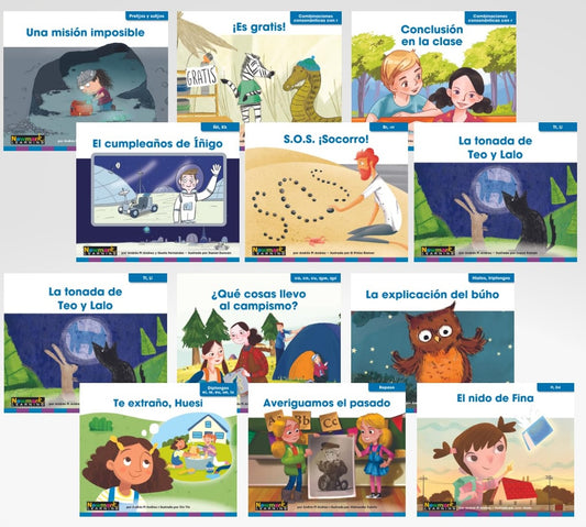 Newmark Lecturas decodificables Gr K-1 Complete Single Copy Set- 60 Titles