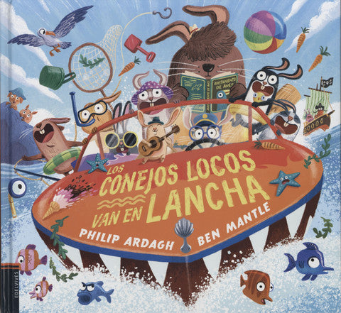 Los conejos locos van en lancha